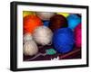 Balls of Yarn, Traditional Textiles, Textile Museum, Casa del Tejido, Antigua, Guatemala-Cindy Miller Hopkins-Framed Photographic Print