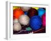 Balls of Yarn, Traditional Textiles, Textile Museum, Casa del Tejido, Antigua, Guatemala-Cindy Miller Hopkins-Framed Photographic Print