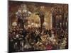 Ballsouper, 1878-Adolph Menzel-Mounted Giclee Print