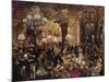 Ballsouper, 1878-Adolph Menzel-Mounted Giclee Print