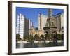 Bally's and Paris Casinos, Las Vegas, Nevada, United States of America, North America-Richard Cummins-Framed Photographic Print