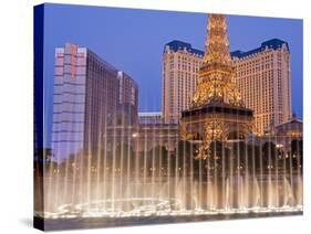 Bally's and Paris Casinos, Las Vegas, Nevada, United States of America, North America-Richard Cummins-Stretched Canvas