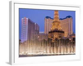 Bally's and Paris Casinos, Las Vegas, Nevada, United States of America, North America-Richard Cummins-Framed Photographic Print