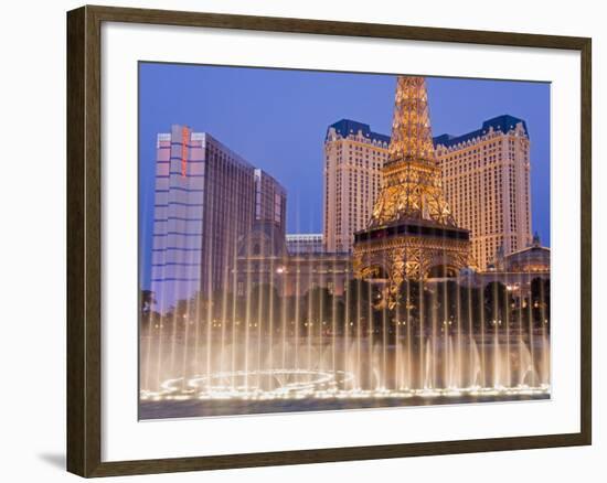 Bally's and Paris Casinos, Las Vegas, Nevada, United States of America, North America-Richard Cummins-Framed Photographic Print