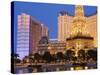 Bally's and Paris Casinos, Las Vegas, Nevada, United States of America, North America-Richard Cummins-Stretched Canvas