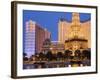 Bally's and Paris Casinos, Las Vegas, Nevada, United States of America, North America-Richard Cummins-Framed Photographic Print