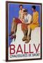 Bally Sports Shoes, 1928-Emil Cardinaux-Framed Giclee Print