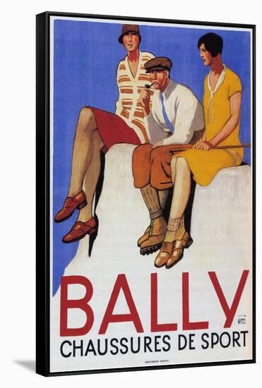 Bally Sports Shoes, 1928-Emil Cardinaux-Framed Stretched Canvas