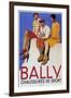 Bally Sports Shoes, 1928-Emil Cardinaux-Framed Giclee Print