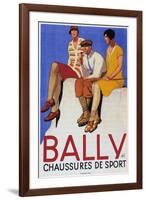 Bally Sports Shoes, 1928-Emil Cardinaux-Framed Giclee Print