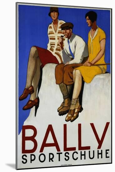 Bally Sportschuhe Poster-Emil Cardinaux-Mounted Giclee Print
