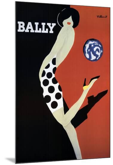 Bally-Bernard Villemot-Mounted Print
