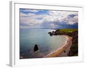 Ballydowane Beach, Copper Coast, County Waterford, Ireland-null-Framed Photographic Print