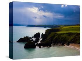 Ballydowane Beach, Copper Coast, County Waterford, Ireland-null-Stretched Canvas