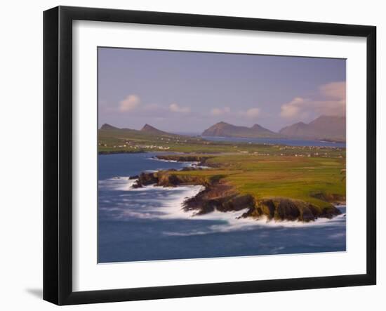 Ballyferriter Bay from Clougher Head, Dingle Peninsula, County Kerry, Munster, Ireland-Doug Pearson-Framed Photographic Print