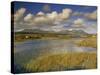 Ballynahinch and the Twelve Pins, Connemara, County Galway, Connacht, Republic of Ireland-Patrick Dieudonne-Stretched Canvas