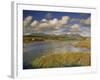 Ballynahinch and the Twelve Pins, Connemara, County Galway, Connacht, Republic of Ireland-Patrick Dieudonne-Framed Photographic Print