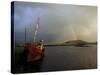 Ballynakill Harbour, Connemara, County Galway, Connacht, Eire (Republic of Ireland)-Hans Peter Merten-Stretched Canvas