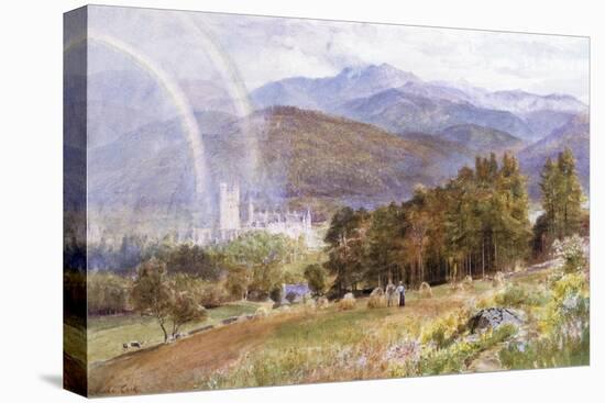 Balmoral Castle and Lochnagar-Ebenezer Wake Cook-Stretched Canvas