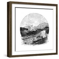 Balmoral Castle and the River Dee, Scotland, C1888-null-Framed Giclee Print