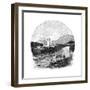 Balmoral Castle and the River Dee, Scotland, C1888-null-Framed Giclee Print