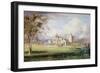 Balmoral Castle, C.1840-James William Giles-Framed Giclee Print