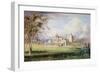 Balmoral Castle, C.1840-James William Giles-Framed Giclee Print