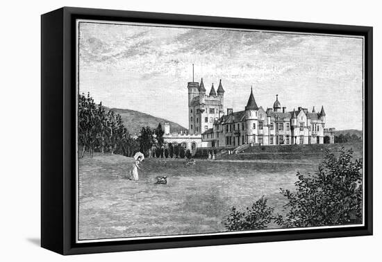 Balmoral Castle from the North-West, Aberdeenshire, Scotland, 1900-GW and Company Wilson-Framed Stretched Canvas