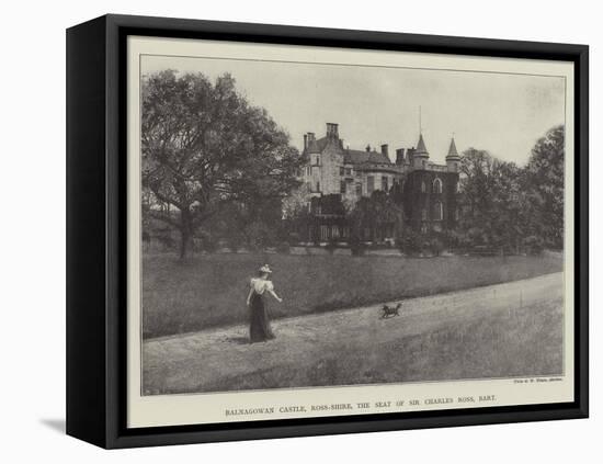 Balnagowan Castle, Ross-Shire, the Seat of Sir Charles Ross, Baronet-null-Framed Stretched Canvas