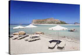 Balos Bay and Beach, Gramvousa Peninsula, Crete, Greek Islands, Greece, Europe-Markus Lange-Stretched Canvas