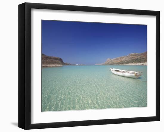 Balos Bay and Gramvousa, Chania, Crete, Greek Islands, Greece, Europe-Sakis Papadopoulos-Framed Photographic Print