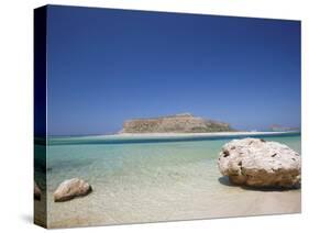 Balos Bay and Gramvousa, Chania, Crete, Greek Islands, Greece, Europe-Sakis Papadopoulos-Stretched Canvas