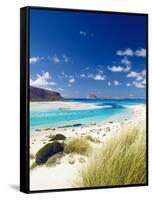 Balos Bay and Gramvousa, Chania, Crete, Greek Islands, Greece, Europe-Sakis Papadopoulos-Framed Stretched Canvas