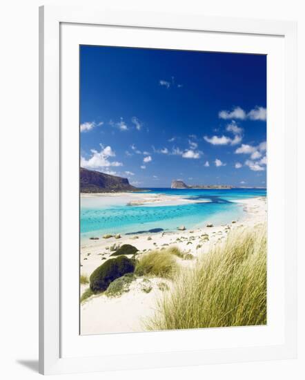 Balos Bay and Gramvousa, Chania, Crete, Greek Islands, Greece, Europe-Sakis Papadopoulos-Framed Photographic Print