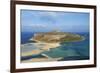 Balos Bay and Gramvousa Island, Gramvousa, Chania, Crete, Greek Islands, Greece, Europe-Bruno Morandi-Framed Photographic Print