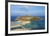 Balos Bay and Gramvousa Island, Gramvousa, Chania, Crete, Greek Islands, Greece, Europe-Bruno Morandi-Framed Photographic Print