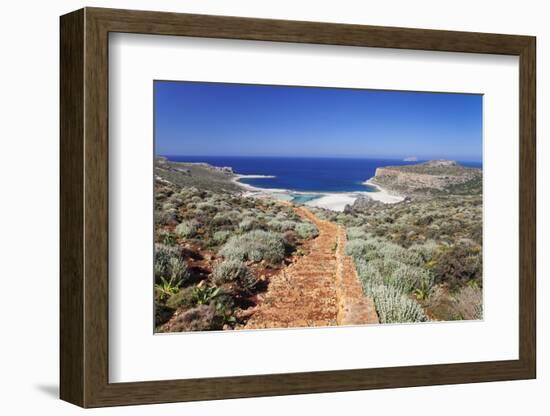 Balos Bay, Gramvousa Peninsula, Crete, Greek Islands, Greece, Europe-Markus Lange-Framed Photographic Print