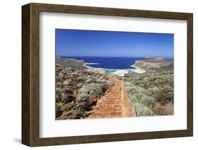 Balos Bay, Gramvousa Peninsula, Crete, Greek Islands, Greece, Europe-Markus Lange-Framed Photographic Print