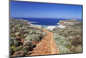 Balos Bay, Gramvousa Peninsula, Crete, Greek Islands, Greece, Europe-Markus Lange-Mounted Photographic Print