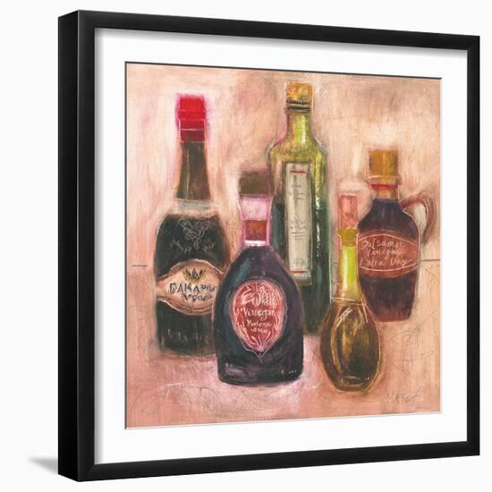 Balsamic Vinegar Sketch-Maret Hensick-Framed Art Print