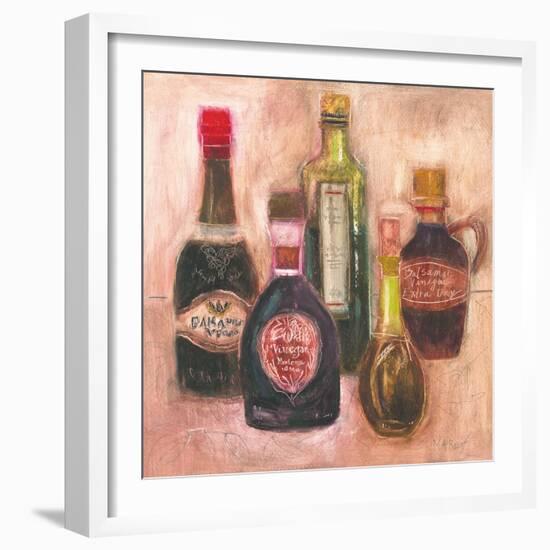 Balsamic Vinegar Sketch-Maret Hensick-Framed Art Print