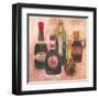 Balsamic Vinegar Sketch-Maret Hensick-Framed Art Print