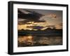 Balsfjorden Lit by the Midnight Sun, Troms, Norway, Scandinavia, Europe-Jochen Schlenker-Framed Photographic Print