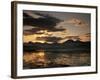 Balsfjorden Lit by the Midnight Sun, Troms, Norway, Scandinavia, Europe-Jochen Schlenker-Framed Photographic Print