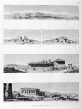 Entrance to Luxor Temple, and View of Louqsor, 1802-Baltard-Giclee Print