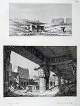 Entrance to Luxor Temple, and View of Louqsor, 1802-Baltard-Giclee Print