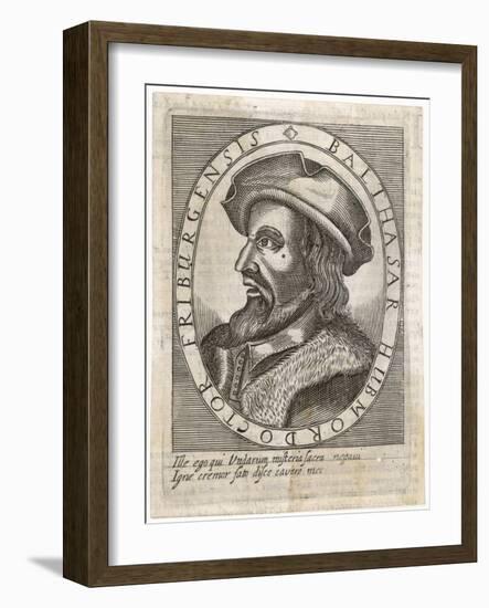 Balthasar Hubmaier German Theologian from Friburg-null-Framed Art Print