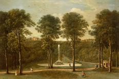 A View of the Fountain Pond at Hackfall, with the Banqueting House Beyond-Balthasar Nebot-Giclee Print