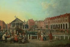 Covent Garden Market and St. Paul's Church, C.1737-Balthasar Nebot-Framed Giclee Print