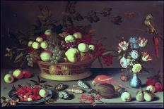 Still Life with Fruit, Flowers and Seafood-Balthasar van der Ast-Giclee Print